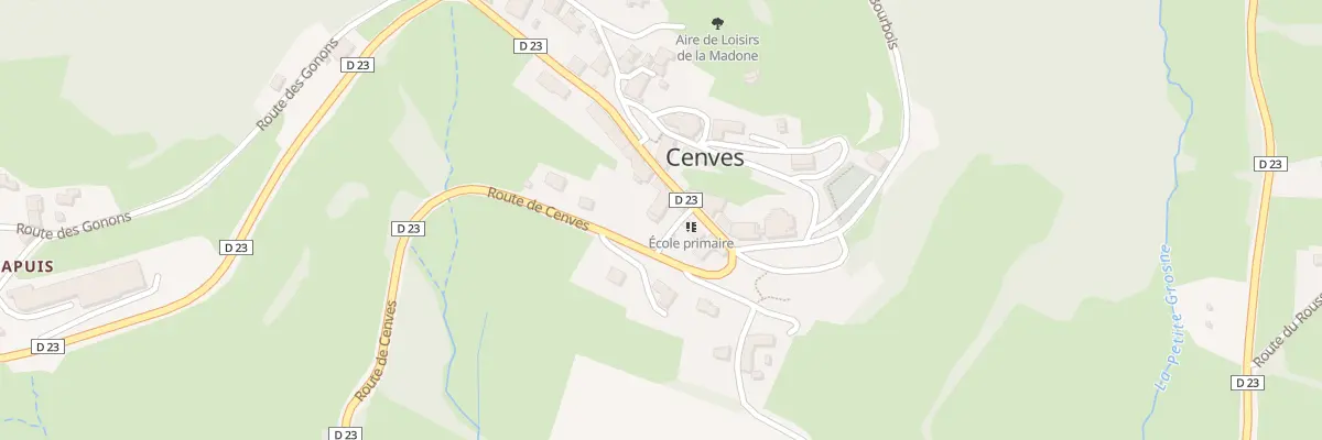 Plan du 5011 Le Bourg à Cenves