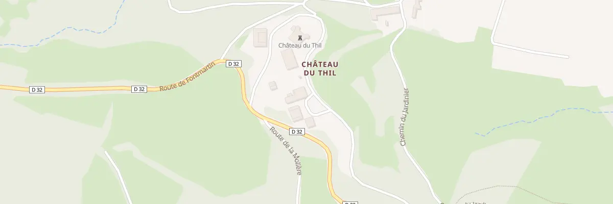 Plan du 5084B Chateau du Thil à Vauxrenard