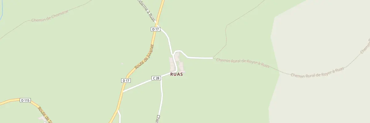 Plan du 185 Che de Ruas à Préaux
