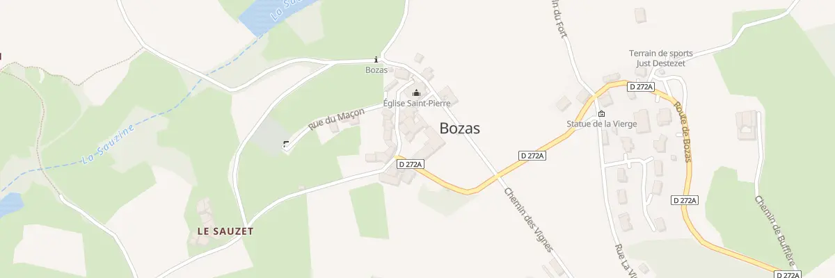 Plan du 5108 Le Village à Bozas