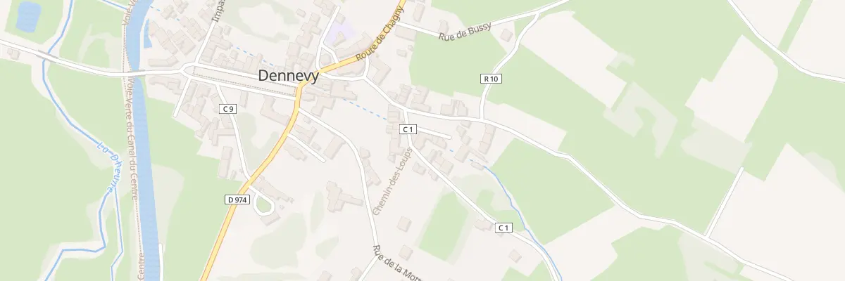 Plan du 11 Rue de Vauvienne à Dennevy