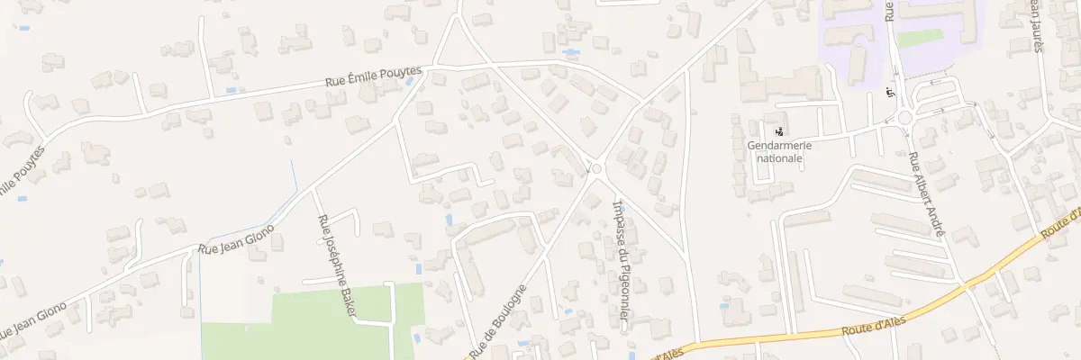 Plan du 94 Rue Hélène Boucher à Laudun-l’Ardoise