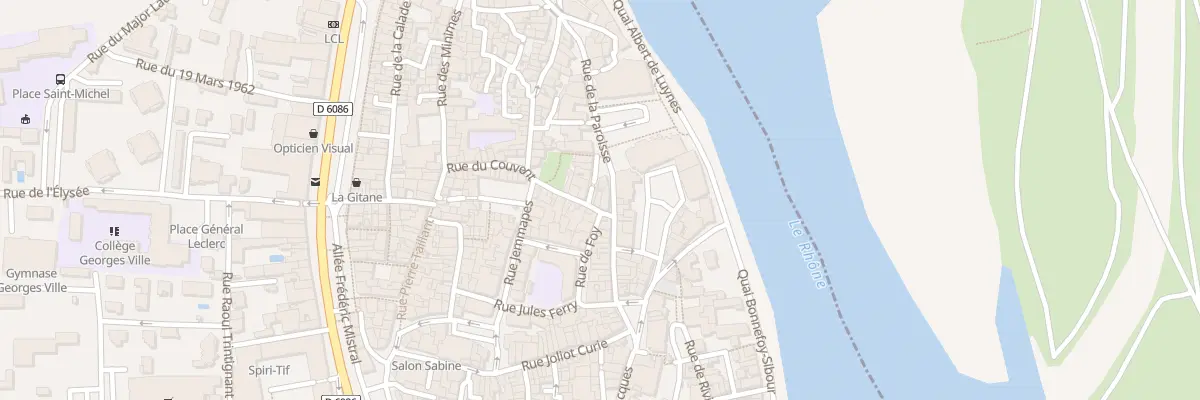 Plan du 2 Rue Bas Mazeau à Pont-Saint-Esprit
