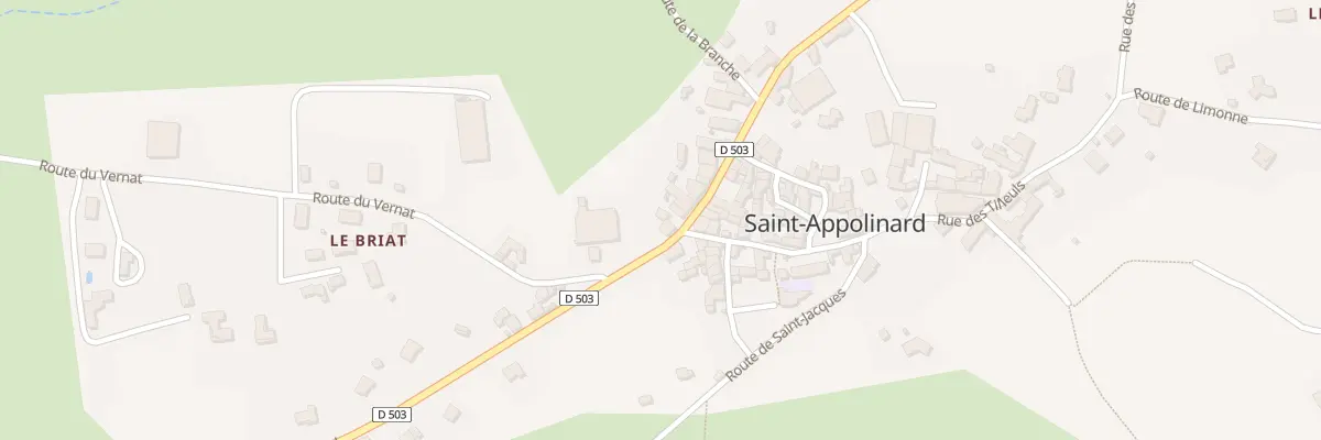 Plan du 9022 Le Bourg à Saint-Appolinard