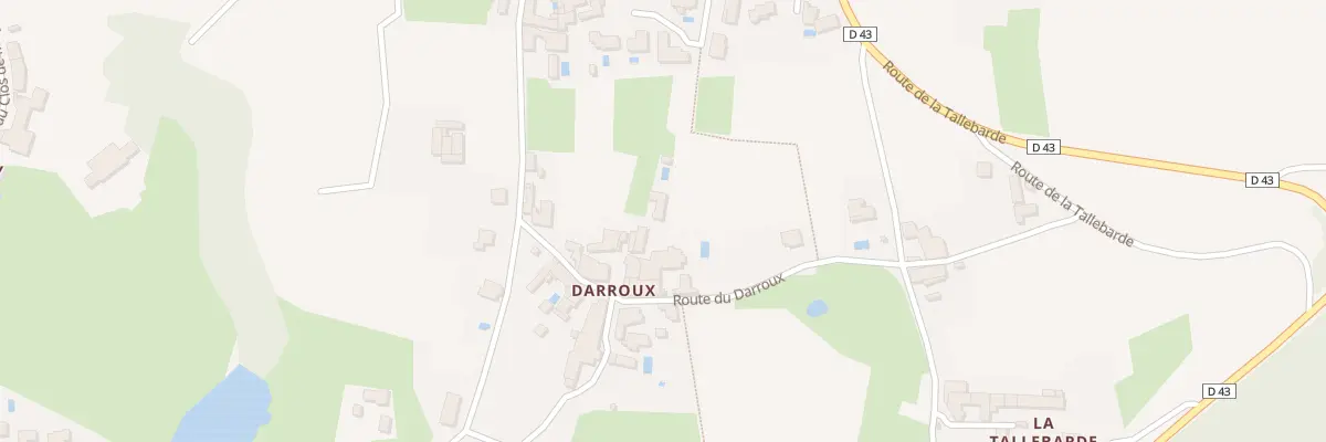 Plan du 579 Rte du Darroux à Saint-Étienne-des-Oullières
