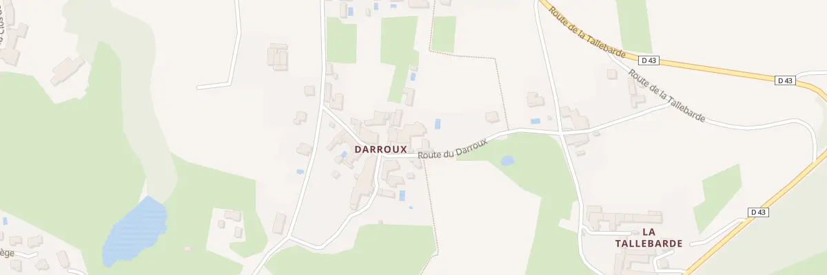 Plan du 615 Rte du Darroux à Saint-Étienne-des-Oullières