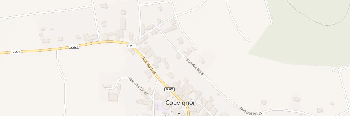 Plan du 2 Rue des Mets à Couvignon