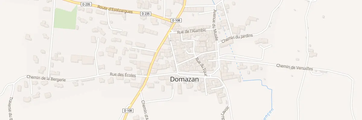 Plan du 5436 Rue du Moulin à Huile à Domazan