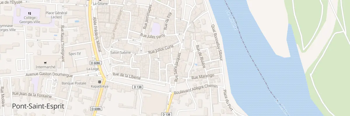 Plan du 7 Rue Saint-Jacques à Pont-Saint-Esprit