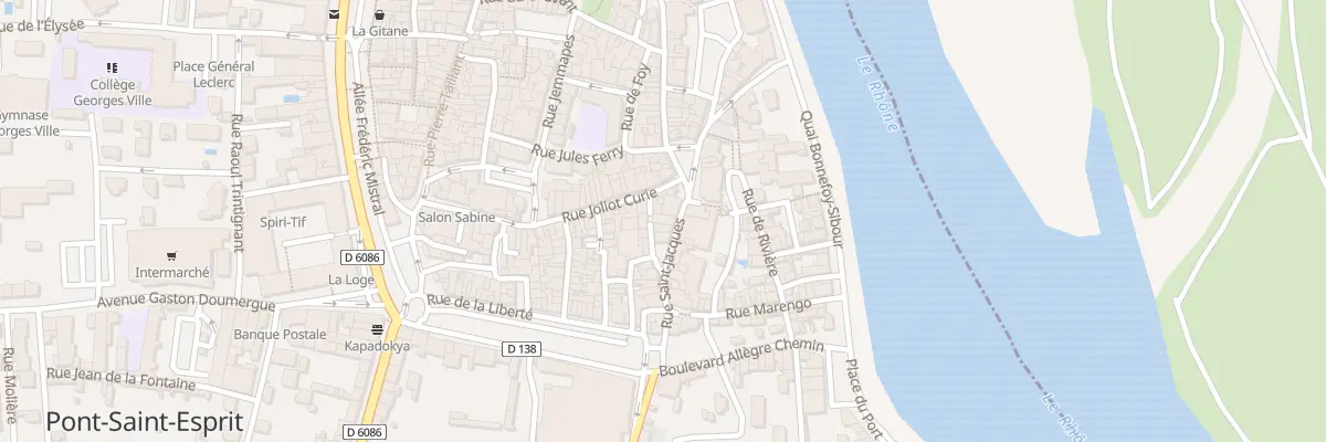 Plan du 3 Rue Saint-Jacques à Pont-Saint-Esprit
