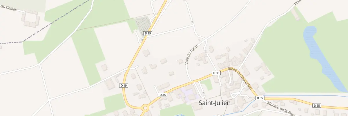 Plan du 1 Voie du Tacot à Saint-Julien