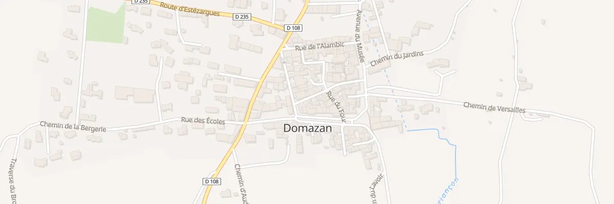 Plan du 5061 Rue du Moulin à Huile à Domazan