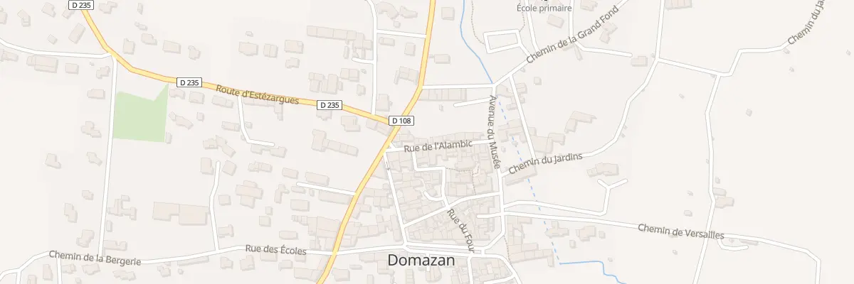 Plan du 5238 Rue de l’Alambic à Domazan