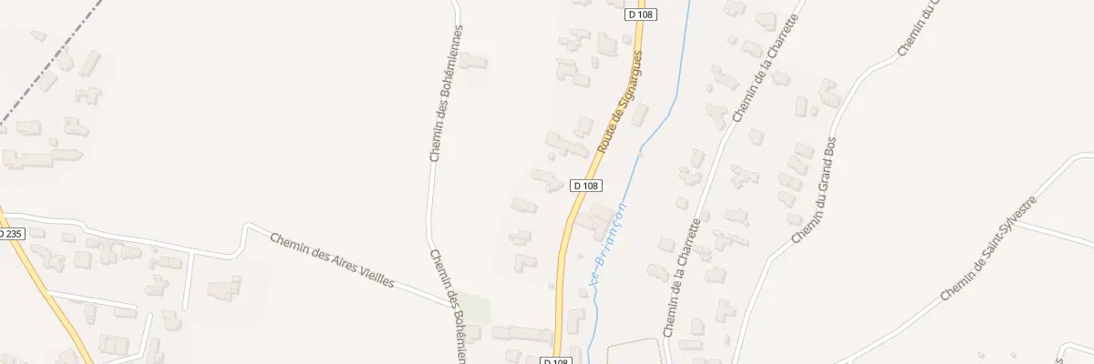 Plan du 351 Rte de Signargues à Domazan