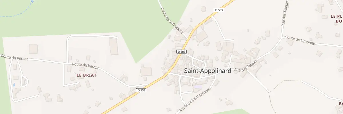 Plan du 5024 Le Bourg à Saint-Appolinard