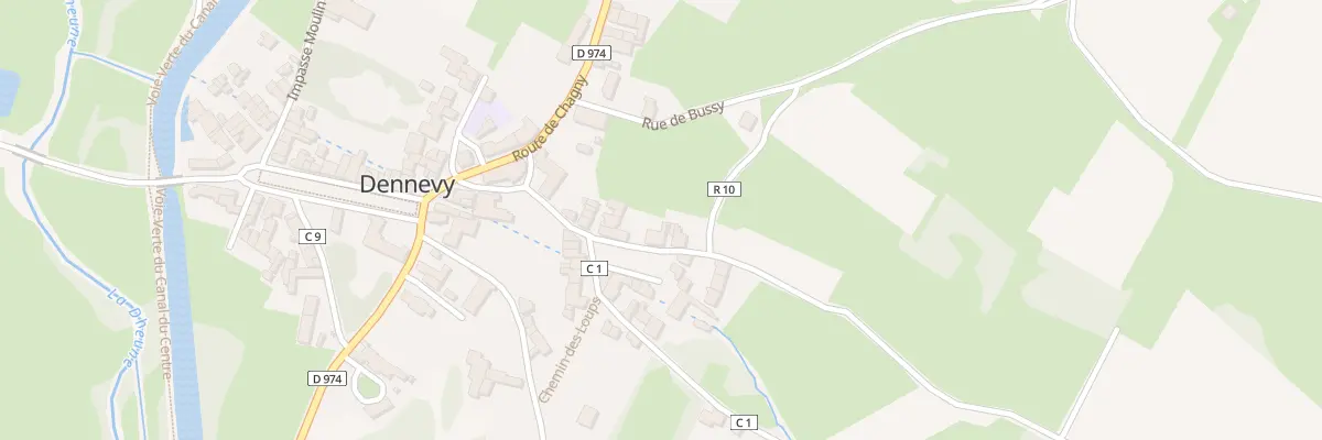 Plan du 3 Che de Mauchenay à Dennevy