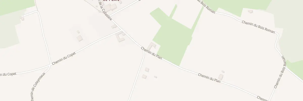 Plan du 109 Che du Plan à Châtillon
