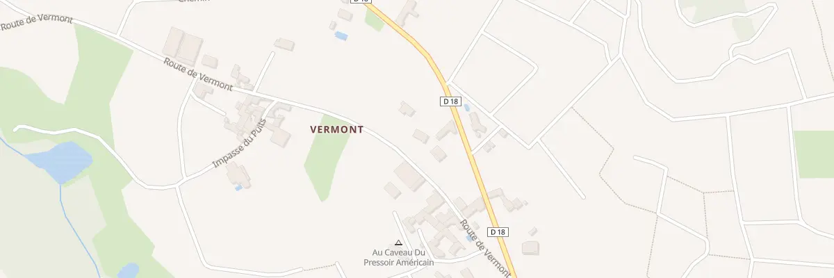 Plan du 186 Rte de Vermont à Villié-Morgon