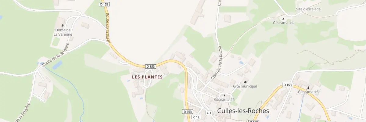 Plan du 5010 Le Bourg à Culles-les-Roches
