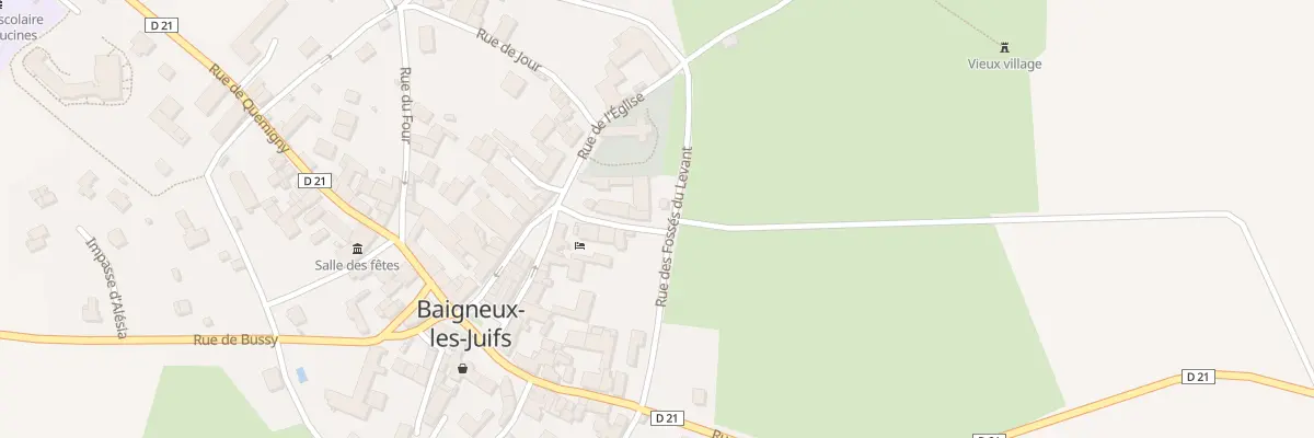 Plan du 3 Rue de la Brèche à Baigneux-les-Juifs