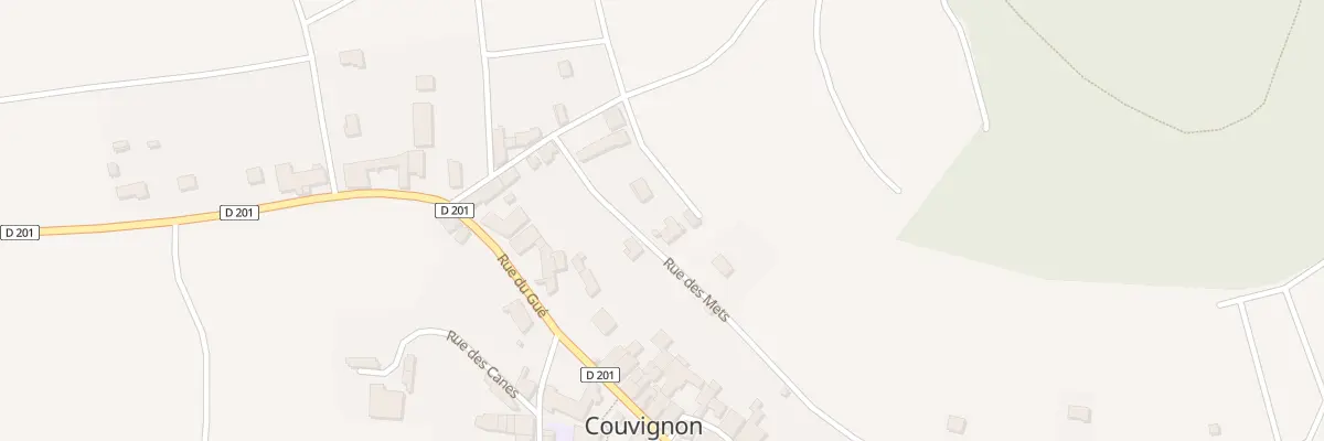Plan du 5 Rue des Mets à Couvignon