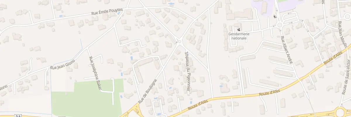 Plan du 491 Rue de Boulogne à Laudun-l’Ardoise