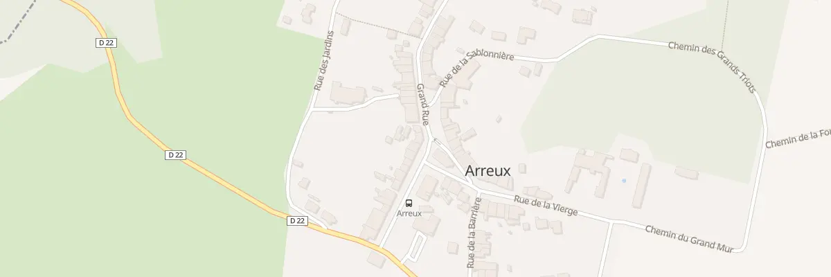 Plan du 23 Rue Grand Rue à Arreux