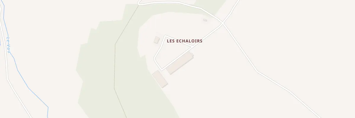 Plan du 1 Les Echaloirs à Frôlois