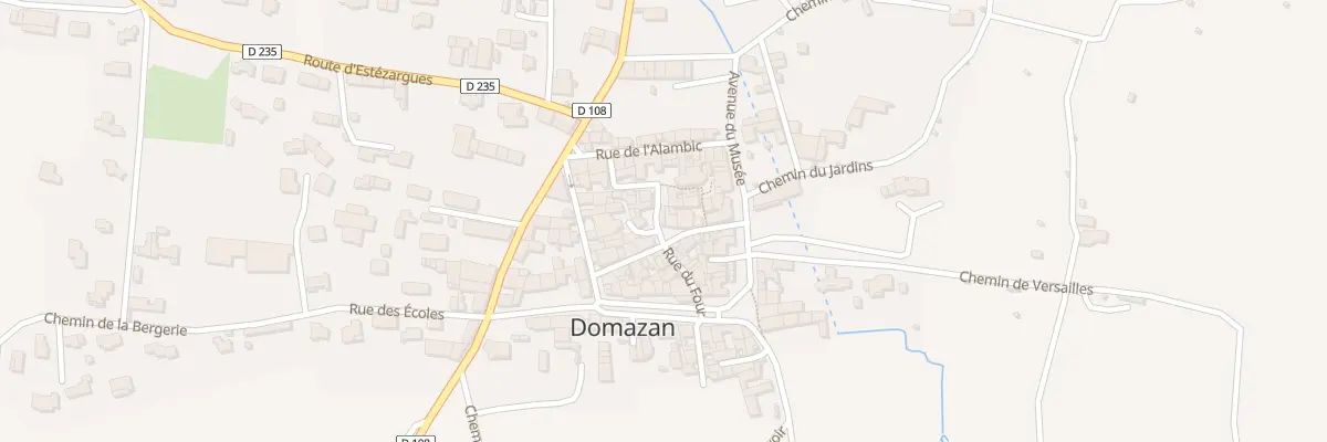 Plan du 6 Pl du Chateau à Domazan