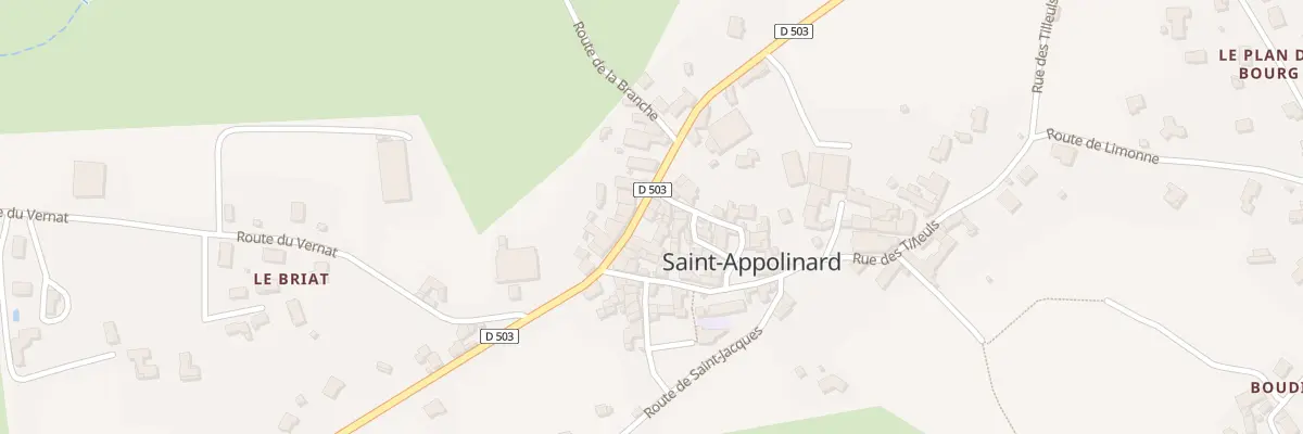 Plan du 2161 Rte du Tracol à Saint-Appolinard