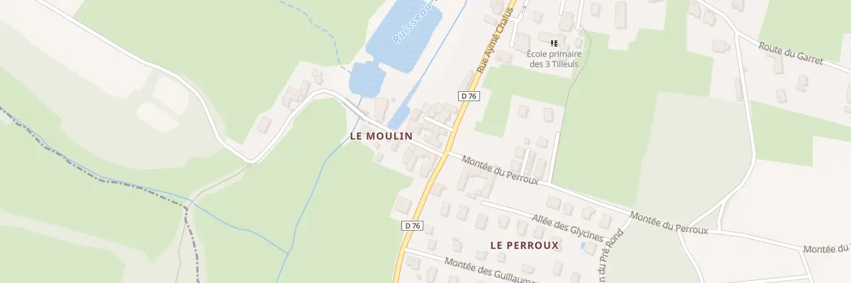 Plan du 20 Che du Vieux Moulin à Alix