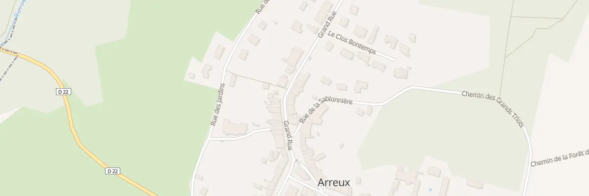 Plan du 8 Rue Grand Rue à Arreux