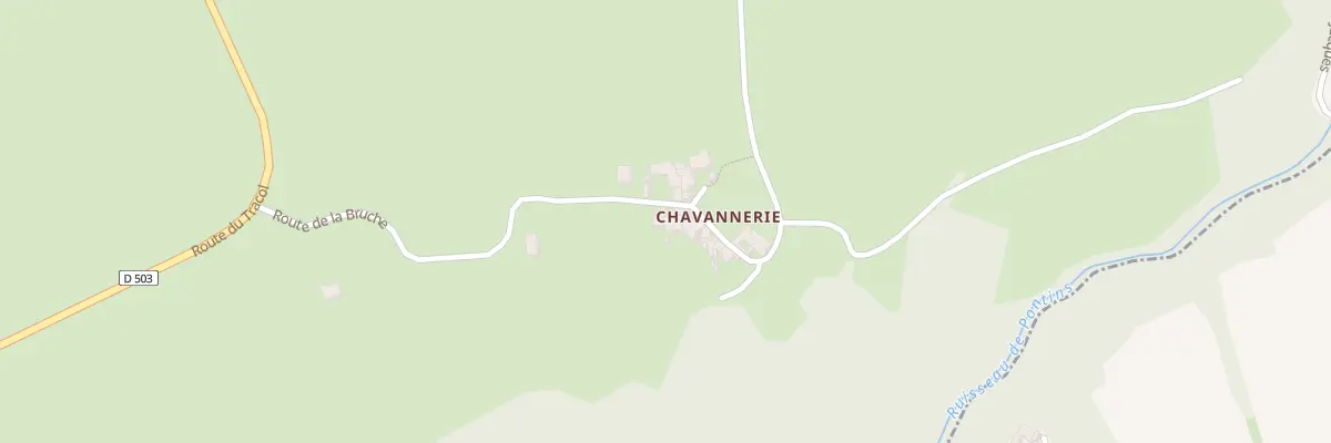 Plan du 5076 Chavanerie à Saint-Appolinard