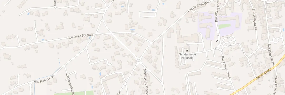 Plan du 400 Rue de Boulogne à Laudun-l’Ardoise