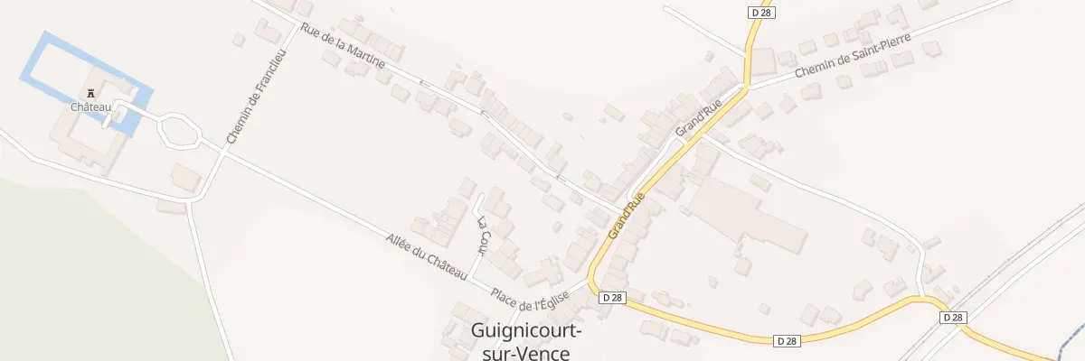 Plan du 4 Rue de la Martine à Guignicourt-sur-Vence