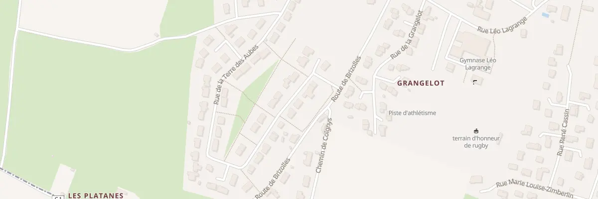 Plan du 4 Rue de la Terre des Aubes à Cluny