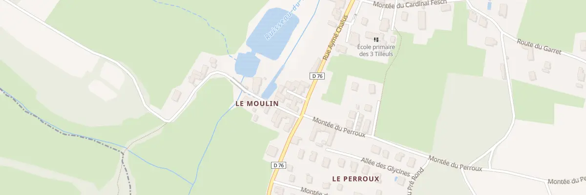 Plan du 21 Imp du Four Banal à Alix
