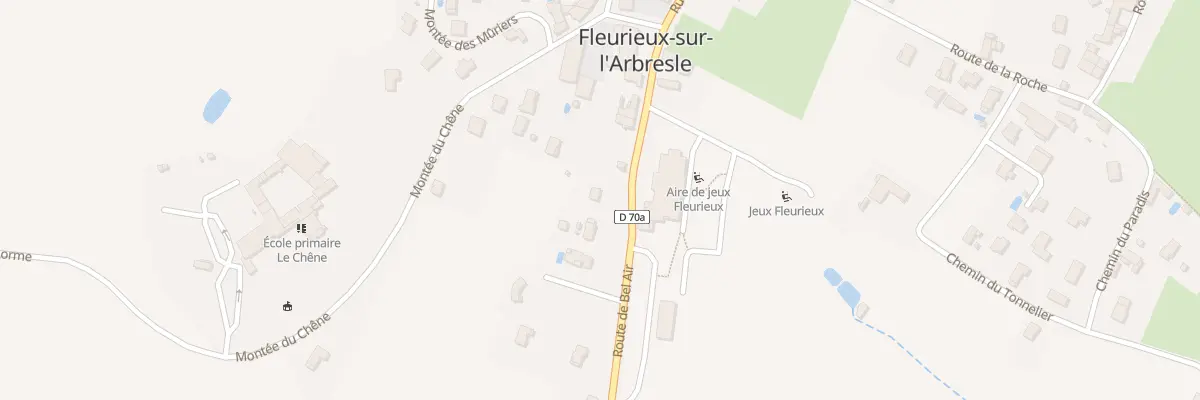 Plan du 170 Rte de Bel-Air à Fleurieux-sur-l’Arbresle