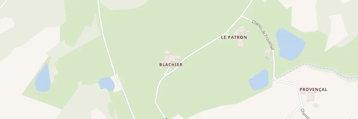 Plan du 985 Rte la Calade à Bozas