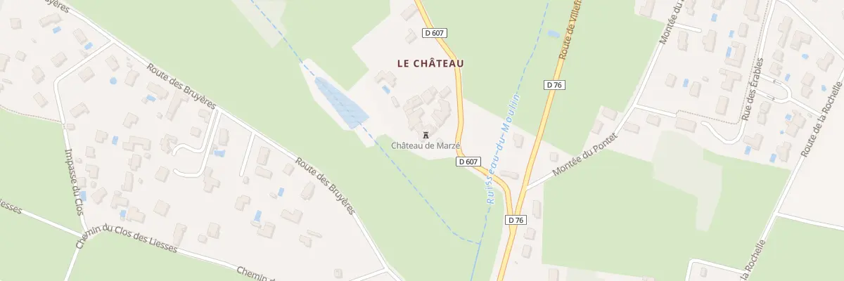 Plan du 85 Rte du Château de Marzé à Alix