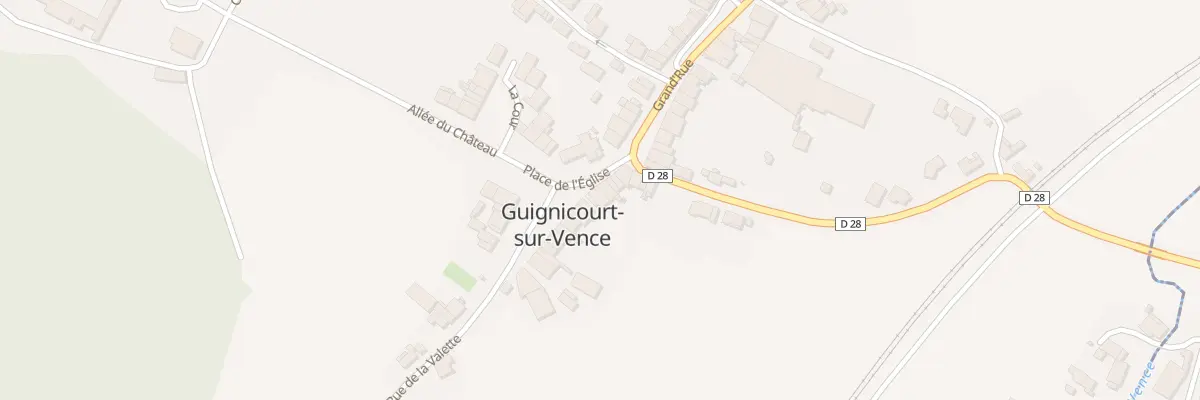 Plan du 4 Pl de l’Eglise à Guignicourt-sur-Vence