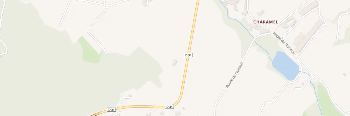 Plan du 1070 Rte de Colombier à Véranne