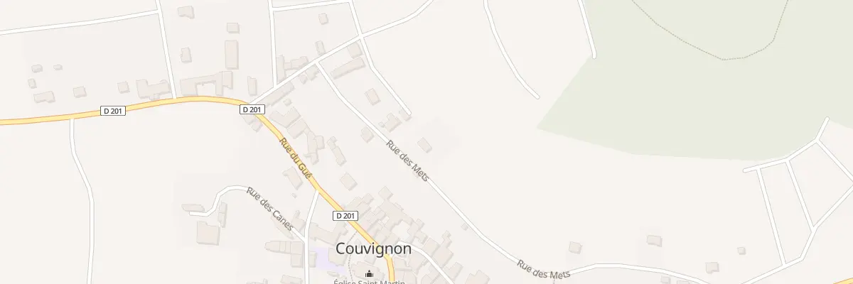 Plan du 7 Rue des Mets à Couvignon