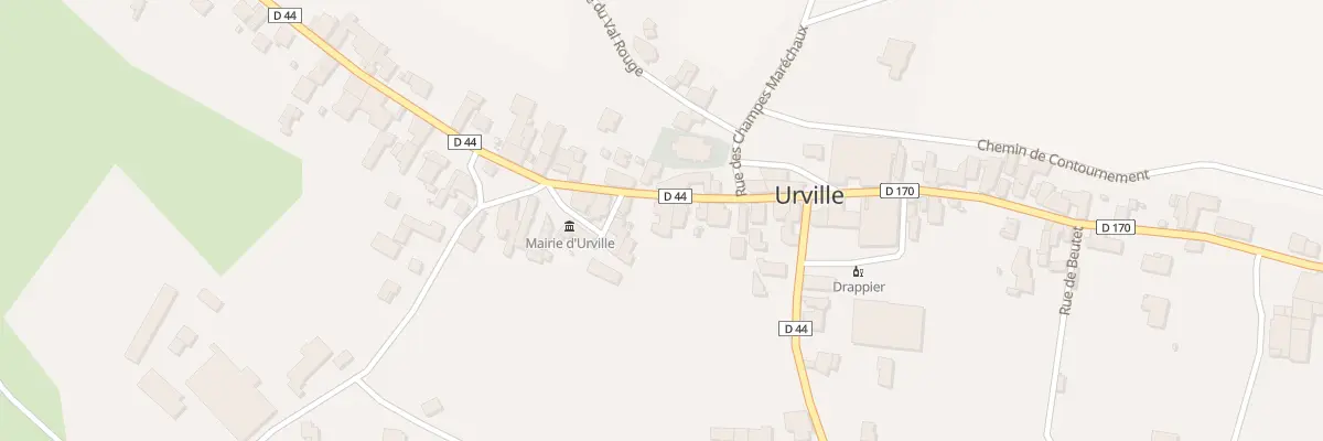 Plan du 105A Le Village à Urville