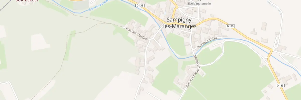 Plan du 11 Rue St Antoine à Sampigny-lès-Maranges