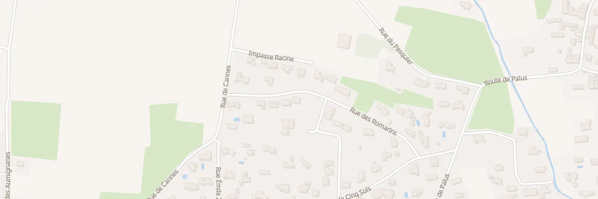 Plan du 8 Rue des Romarins à Saint-Victor-la-Coste