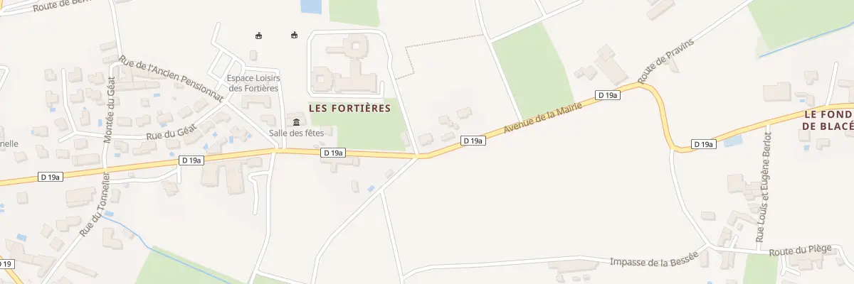 Plan du 543 Av de la Mairie à Blacé