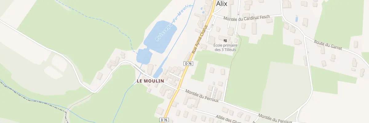 Plan du 363 Rue Aymé Chalus à Alix