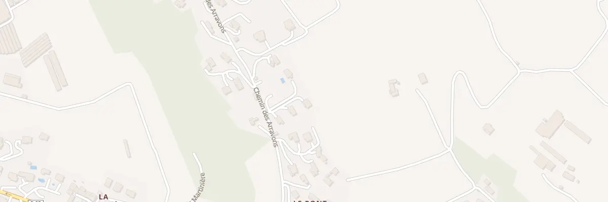Plan du 276 Che des Arravons à Thurins