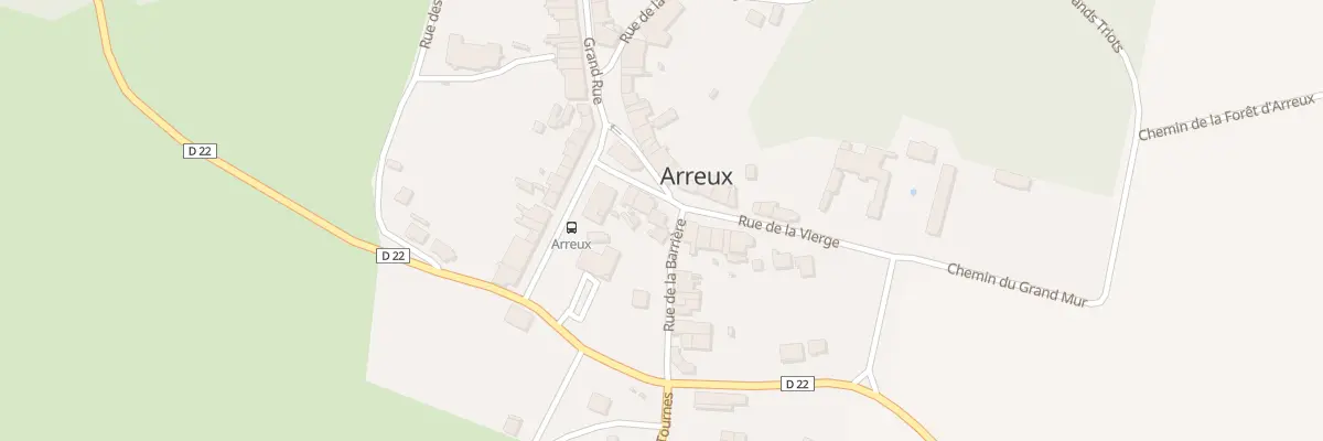 Plan du 1 Rue de la Mairie à Arreux